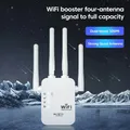Ripetitore WiFi wireless 300M Extender WiFi Amplificatore di segnale WIFI wireless a lungo raggio Ripetitore Internet di rete wireless EU