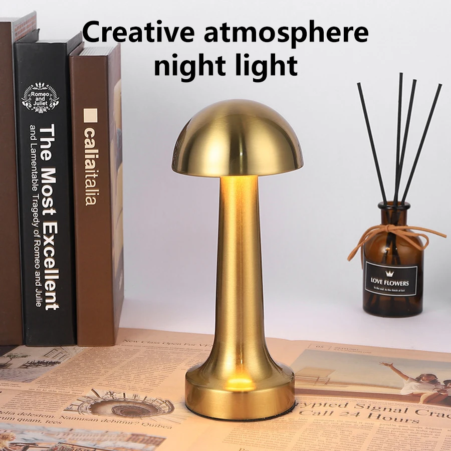 Wiederaufladbare Tischlampe Touch Sensor Desktop LED Nachtlicht Drahtlose Leselampe für Hotel Bar Restaurant Schlafzimmer Dekor Licht