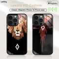 Cool M_MARCELO Design B_BURLON Phone Case MagSafe Magnetic for iPhone 16 15 14 13 12 11 Pro Plus Max Mini Wireless Charger Funda