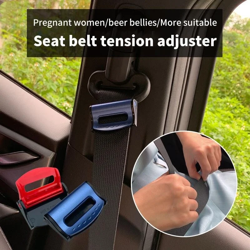 1 stücke Auto Sitz Gürtel Schnalle Clip Universal Elastische Einstellung Verschluss Verlängerung Schnalle Clip für Sitz Befestigung Entspannen Schulter Hals Image