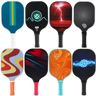Modisches Pickleball-Paddel, USAPA-zugelassener, verstärkte Glasfaseroberfläche, Waben-Polypropylenkern, langlebig, anfängerfreundlich Image