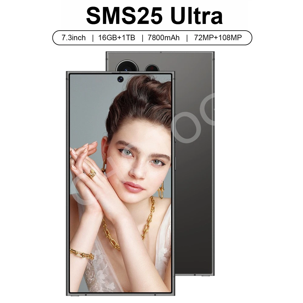 2025 Tablet-Hülle für SMS25 Ultra Smartphone 5G 7800 mAh Snapdragon 7.3 HD GPS 16 GB + 1 TB 4K Dual SIM Tablets Kinder Tab PC Android Image