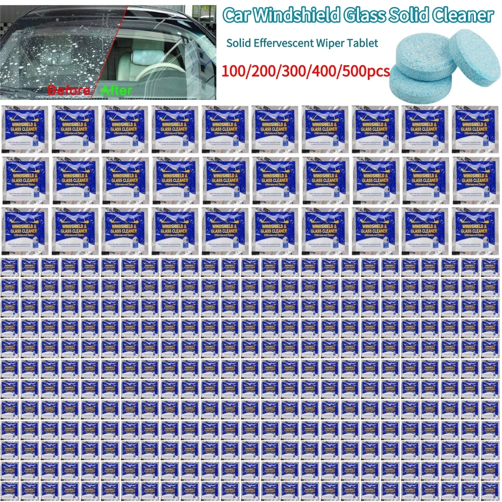 Auto Windschutzscheibe Glas Solide Reiniger Scheibenwischer Brausetabletten Toilettenreinigung Solide Brause Wischer Tablet für Auto