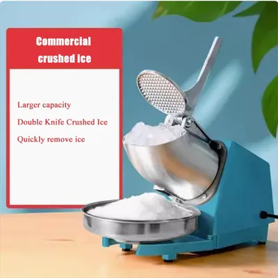 Hand Crank Ice Crusher Shaver For Making Drinks For Fast Coarse Shaved Or Fine Chips Snow Cones Or Slushies Mini Portable Ice Ma