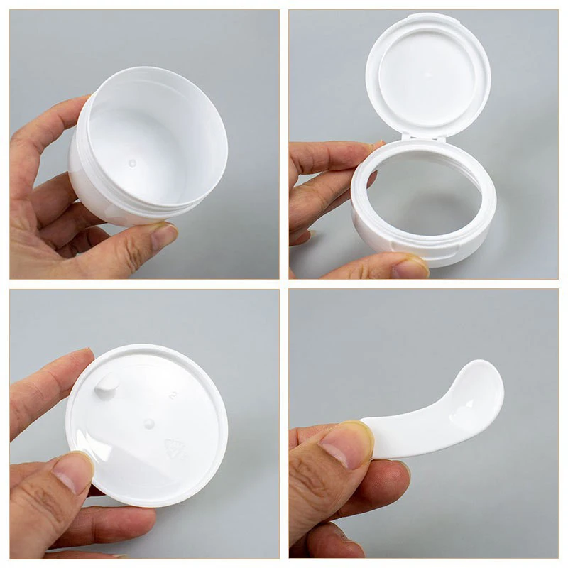 50 g breite Öffnung, inklusive Klappdeckel, Zahnpulverflasche, Make-up-Entferner, Cremetiegel, Wattepad-Behälter Image