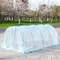 Jardin grandir plante graine maison Tunnel pépinière avec cadre en fer et couverture en PVC imperméable à la pluie pour jardin Mini serre bricolage assembler Kit