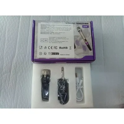 Wireless Microphone Converter XLR Transmitter and Receiver Wired To Wireless System for Audio Mixer Dynamic Mic Electric Guitar
