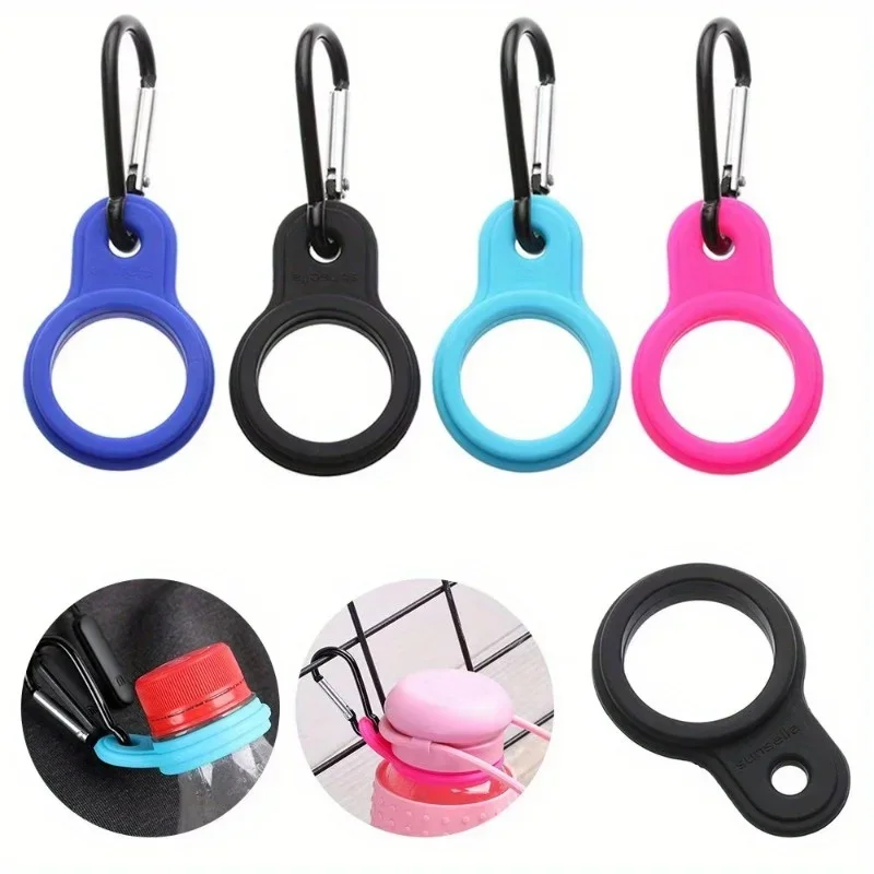 1/2/4 stücke Silikon Laufen Outdoor Sport Flasche Haken Flasche Clip Klettern Flasche Halter Hängende Schnalle Schnalle Werkzeug Image