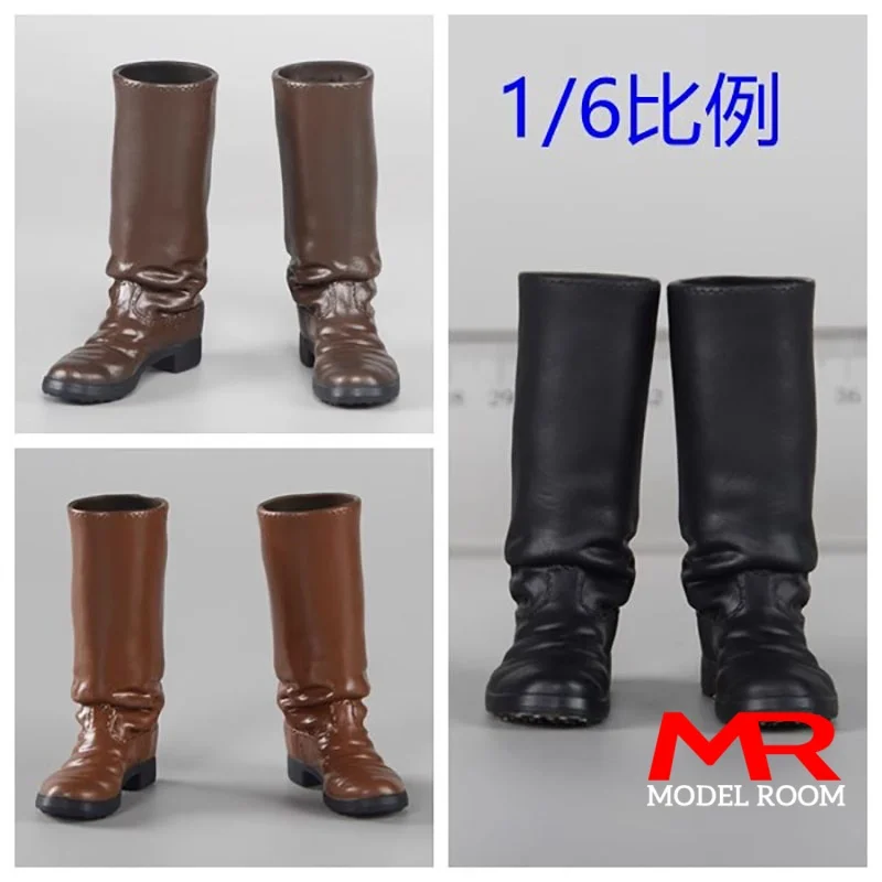 BROWN ART 1/6 Maßstab Männliche Marsch Stiefel Lange Stiefel Hohl Schuhe Modell Fit 12'' Soldat Action Figur Körper Puppen