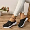 Damenschuhe Einfarbige Pantoletten Weiche Sohle Plattform Slip On Wanderschuhe Damen Sommerschuhe kostenloser Versand Schuh