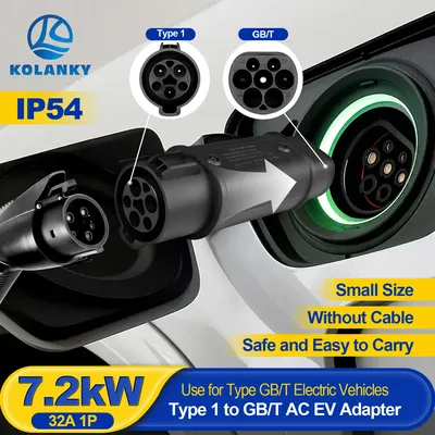Kolanky 32A 1P AC EV-Ladegerät 7,2 kW Typ 1 auf GBT EV-Adapter SAE J1772 auf GBT EV-Ladestecker für chinesisches Standard-EV-Auto Image