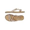 Tamaris Damen Sandale, Gr. 38, gold, kein Etikett