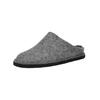 Hausschuh HAFLINGER "Haflinger Hausschuhe Filz", Herren, Gr. 43, grau (anthrazit), Filz, casual, Schuhe