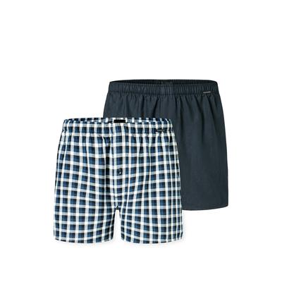 Weiter Boxer SCHIESSER "Boxershorts Multipacks", Herren, Gr. 6, 909, sonstiges, Webqualität, Obermaterial: 100% Baumwolle, weit, Unterhosen, mit Eingriff, Gummizug Image