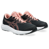 Laufschuh ASICS "CONTEND 9 GS", Gr. 36, schwarz, schwarz pink clay, Textil, sportlich, Schuhe