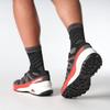 Trailrunningschuh SALOMON "SPEEDCROSS PEAK", Gr. 48, schwarz, asphalt, fiery rot, Synthetik, Textil, sportlich, Schuhe
