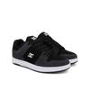 Skateschuh DC SHOES "Manteca 4 S", Gr. 10(43), grau (grau, schwarz, weiß), 53.02% Leder, 46.98% Synthetikmaterial, Schuhe