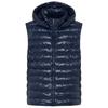 Steppweste TOMMY HILFIGER CURVE "CRV LW PADDED SLIM VEST", Damen, Gr. 48, blau (schwarz night navy), Steppware, Obermaterial: 100% Nylon. Futter: 100% Polyamid. Wattierung: 100% Polyester, unifarben, casual, slim fit, Westen, in großen Größen, mit...