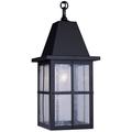 Arroyo Craftsman Hartford 1-Light Outdoor Hanging Lantern Glass in White/Black/Brown | 14.5 H x 6 W x 6 D in | Wayfair HH-8LWO-RC