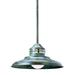 Arroyo Craftsman Newport 1-Light Outdoor Pendant Glass/Metal in Gray | 8.12 H x 32 W x 17 D in | Wayfair NSH-17RM-S