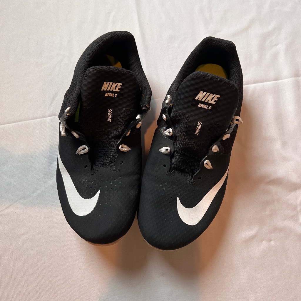 Nike Shoes | Black Nike Rival S Track Shoes, Size Mens 9 | Color: Black/White | Size: 9
