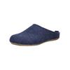 Hausschuh HAFLINGER "Haflinger Hausschuhe Filz", Damen, Gr. 43, blau (jeans), Filz, casual, Schuhe