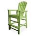 POLYWOOD® South Beach Outdoor Bar Chair Plastic in Green | 56.5 H x 26.5 W x 30.5 D in | Wayfair SBD30LI