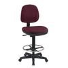 Office Star Products Mid-Back Drafting Chair Upholstered/Metal | 52 H x 21.25 W x 24.75 D in | Wayfair DC800-232