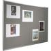 MooreCo Fab-Tak Wall Mounted Bulletin Board Cork/Metal in Gray | 48 H x 0.5 D in | Wayfair 331AG-36