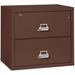 FireKing Fireproof 2-Drawer Lateral Filing Cabinet Metal/Steel in Brown | 27.75 H x 31.1875 W x 22.125 D in | Wayfair