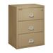 FireKing Fireproof 3-Drawer Lateral Filing Cabinet Metal/Steel in Brown | 40.25 H x 37.5 W x 22.125 D in | Wayfair 3-3822-C (sand) (w/ 3006 Lock)