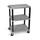 Luxor Tuffy Commercial Book Cart Plastic in Gray | 34 H x 24 W x 18 D in | Wayfair WT34GYS