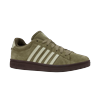 Sneaker K-SWISS "COURT TIEBREAK II SDE", Gr. 42, burnt olive, schwarz coffee, alfalfa, Leder, sportlich, Schuhe