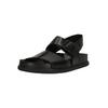 Sandale CLARKS "Torford Strap", Herren, Gr. 44, schwarz, Leder, casual, Schuhe, mit moderner Optik und individueller Passform