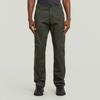 Chinohose G-STAR "Mosa Straight Chino", Herren, Gr. 33, Länge 32, grau (asfalt), Web, Obermaterial: 97% Baumwolle, 3% Elasthan, unifarben, casual, straight fit lang, Hosen, mit geradem Bein