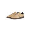 Sneaker TOMMY JEANS "THE GREENWICH EDGE SUEDE", Herren, Gr. 41, beige (beige, schwarz), Veloursleder, sportlich, Schuhe, Freizeitschuh, Halbschuh, Schnürer mit farblicher Pasepelierung