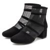 Stiefelette LASCANA "Ankle Boots, Stiefel", Damen, Gr. 40, schwarz, Obermaterial: 100% Textilmaterial. Futter: 100% Lederimitat. Decksohle: 100% Lederimitat. Laufsohle: 100% Synthetik, unifarben, leicht transparent, feminin, Schuhe, mit modischen...