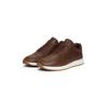 Sneaker TOMMY HILFIGER "PREMIUM LEATHER HYBRID", Herren, Gr. 42, braun (dunkelbraun), Leder, sportlich, Schuhe, Freizeitschuh, Halbschuh, Schnürer mit weicher Schaftrand-Posterung
