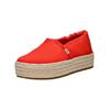 Espadrille TOMS "TOMS Halbschuhe Textil", Damen, Gr. 40, rot, Textil, casual, Schuhe