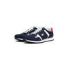 Sneaker TOMMY JEANS "TJM RUNNER CASUAL", Herren, Gr. 42, bunt (dunkelblau, weiß, rot), Textil, Lederimitat, kontrastfarbene Details, sportlich, Schuhe, Freizeitschuh, Halbschuh, Schnürschuh mit seitlicher Logoflagge