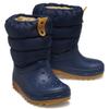 Winterboots CROCS "CLASSIC NEO PUFF BOOT T", Kinder, Gr. 27, blau (navy), Croslite, Nylon, casual, Schuhe, Snowboots, Winterstiefel zum Schlupfen