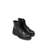 Schnürstiefelette MARC O'POLO "RONY", Herren, Gr. 43, schwarz, Glattleder, unifarben, klassisch, Schuhe, Schnürboots, Stiefelette mit Memory Foam-Ausstattung