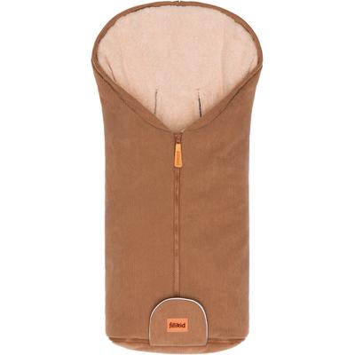 Fußsack FILLIKID "Nevis Cord, Winterfußsack Gr. 0", Baby, grau (taupe), Polyester, Fußsäcke, für Autositze Gr. 0 und Kinderwagen Image