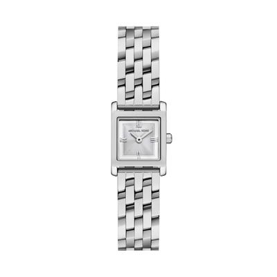 Quarzuhr MICHAEL KORS "GEORGIE", edelstahlfarben, Armbanduhren, Damen, Armbanduhr, Damenuhr, Edelstahlarmband, analog Image