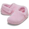 Hausschuh CROCS "Classic Cozzy Slipper K", Kinder, Gr. 32, rosa, Croslite, Textil, casual, Schuhe, Pantoffel, Clog mit Filzwolle