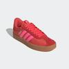 Sneaker ADIDAS SPORTSWEAR "VL COURT 3.0", Gr. 42, semi lucid rot, lucid pink, core weiß, Textil, Leder, sportlich, Schuhe, Design auf den Spuren des adidas Samba