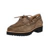 Mokassin PAUL GREEN "Paul Green Halbschuhe Veloursleder", Damen, Gr. 38,5, erde, Veloursleder, casual, Schuhe