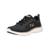 Sneaker SKECHERS "Skechers Sneaker Textil", Damen, Gr. 39, schwarz, Textil, casual, Schuhe