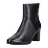 Stiefelette CAPRICE "Caprice Stiefelette Leder", Damen, Gr. 38, blau (ocean), Leder, casual, Schuhe
