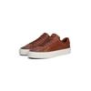 Sneaker TOMMY HILFIGER "PREMIUM DRESS CUPSOLE COGNAC", Herren, Gr. 42, braun (cognac), Glattleder, sportlich, Schuhe, Freizeitschuh, Halbschuh, Schnürschuh mit edler Logoprägung